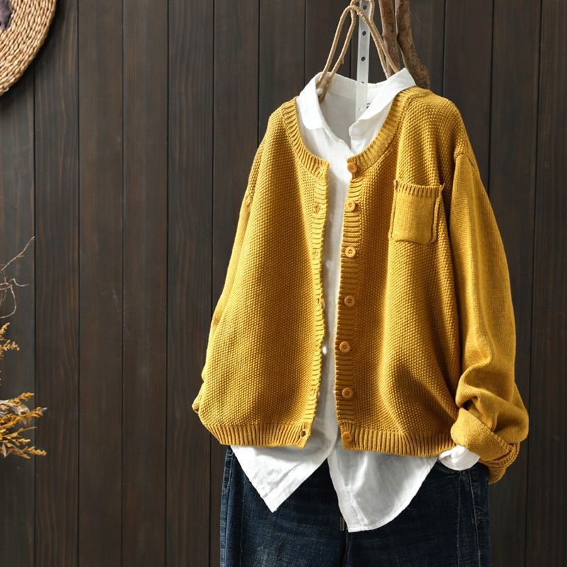 Fiona | Women's Winter Cardigan with Buttons – Comfortable Casual Style