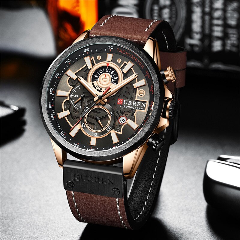 Multifunction Quartz Watch with Built-in Calendar